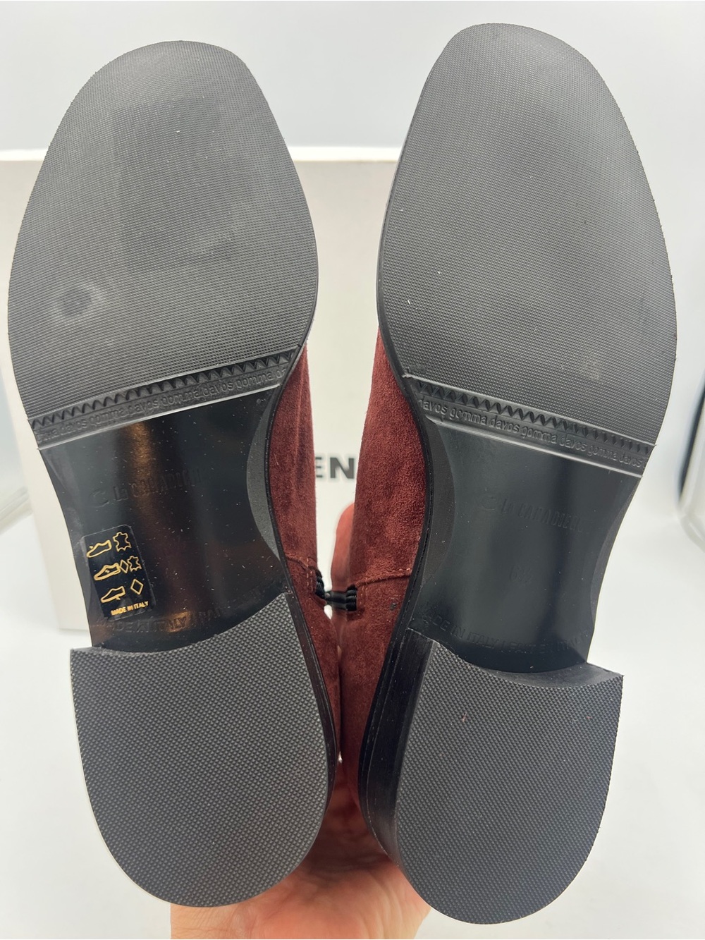 La Canadienne Scott Wood Suede Leather Bootie Waterproof Women’s Size 6.5 NWB - Picture 13 of 16